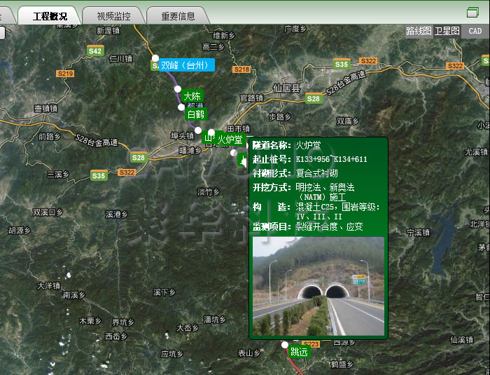 隧道測點布置圖